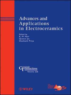 cover image of Advances and Applications in Electroceramics